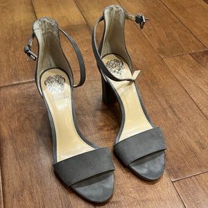 Vince Camuto Grey Corlina Ankle Strap Sandal